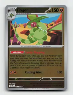 Flygon 053/094 Rare PFL Phantasmal Flames Pokemon Reverse Holo Near Mint - Image 1