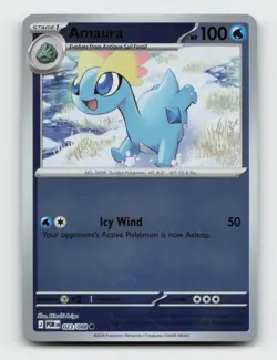 Amaura 023/088 Common ME03 Perfect Order Pokemon Reverse Holo Near Mint - Image 1