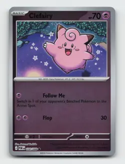 Clefairy 030/088 Common ME03 Perfect Order Pokemon Reverse Holo Near Mint - Image 1