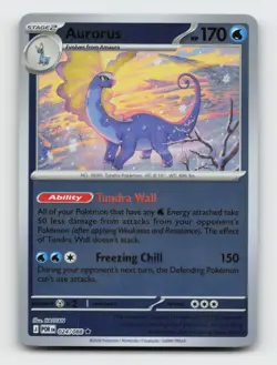 Aurorus 024/088 Rare ME03 Perfect Order Pokemon Reverse Holo Near Mint - Image 1