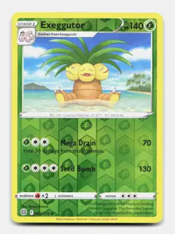 Exeggutor 002/172 Uncommon BRS Brilliant Stars Pokemon Reverse Holo NM/M - Image 1