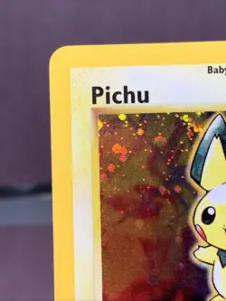 Pokemon TCG Pichu 12/111 Neo Genesis Holo Rare WOTC VTG 2000 NM-/LP+ - Image 2