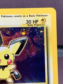 Pokemon TCG Pichu 12/111 Neo Genesis Holo Rare WOTC VTG 2000 NM-/LP+ - Image 3