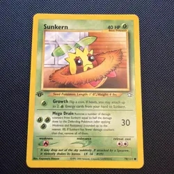 Sunkern 78/111 -1st Edition- Neo Genesis Pokemon Card NM_ - Image 1