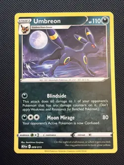 Umbreon 009/015 Promo McDonald's Promos 2024 Pokemon Lightly Played - Image 1
