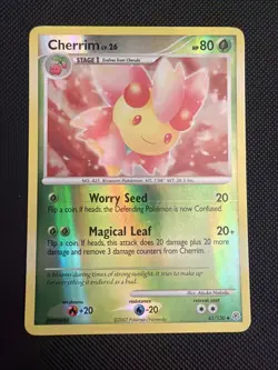 Pokemon Cherrim 45/130 Diamond & Pearl Reverse Holo Uncommon 2007 80HP - Image 1
