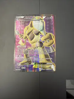 Pokemon Alakazam EX TCG Fates Collide Holo Full Art Ultra Rare Card 117/124 - Image 1