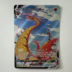 Pokemon Centiskorch VMAX Lost Origin Ultra Rare Full Art Holo TG15/TG30 320 HP - Image 1