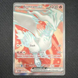 Pokemon Reshiram ex 158/086 Sv: White Flare Ultra Rare Holo 230HP Eng - Image 1