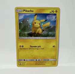 Pokemon TCG Pikachu SM183 SM Promo Holo English Basic 70 HP Aya Kusube - Image 1