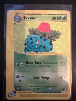Ivysaur 82/165 2002 Pokemon Expedition Vintage LP-NM - Image 1