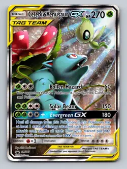 Pokemon TCG Celebi & Venusaur GX - Holo Promo SM Promos SM167 - Image 1