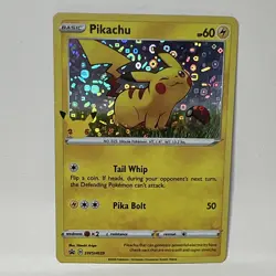 Pokemon TCG Pikachu SWSH039 General Mills Promo Holo English 2020 Basic 60 HP - Image 1