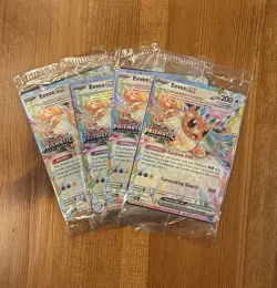Eevee ex 075/131, Sealed Stamped Promo, Prismatic Evolutions, Surprise Box, NM - Image 3
