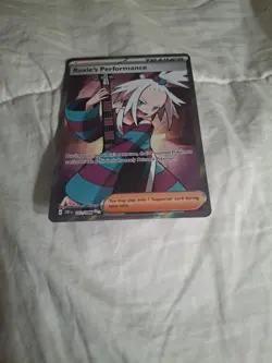 Pokemon Roxie's Performance 112/086 Me04: Chaos Rising Holo - Image 3
