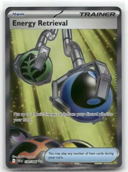 Energy Retrieval 108/086 Holo ME04: Chaos Rising Pokemon TCG - Image 1