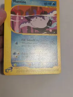 Mantine 77/144 Pokemon Skyridge Regular E Reader - Image 5
