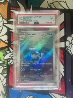Pokemon 151, Wartortle Illustraion Rare 171/165, PSA 9 - Image 1