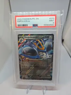 2025 Pokemon PFL EN Empoleon Ex 070/ 094 PSA 9 Mint New Slab, Free Shipping! 🔥 - Image 1