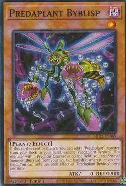 3 X YUGIOH CARD PREDAPLANT BYBLISP MP23-EN009 1ST EDITION - Image 1