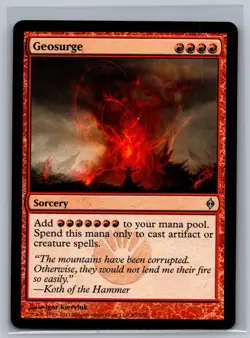 Magic The Gathering New Phyrexia Geosurge #85/175 MTG TCG CCG - Image 1