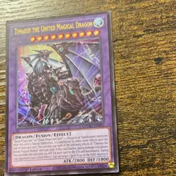 🔥Timaeus the United Magical Dragon MZMU-EN012 1st Edition YuGiOh!🔥 - Image 2