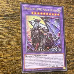 🔥Timaeus the United Magical Dragon MZMU-EN012 1st Edition YuGiOh!🔥 - Image 3