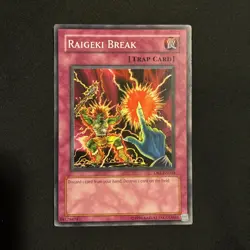 Yugioh Raigeki Break DR1-EN044 Common NM - Image 1