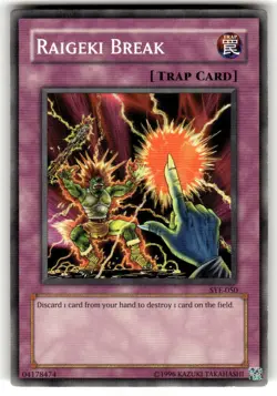 Raigeki Break SYE-050 Starter Deck: Yugi Evolution Yu-Gi-Oh Unlimited NM - Image 1