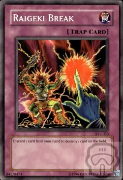 Raigeki Break SYE-050 Starter Deck: Yugi Evolution Yu-Gi-Oh Unlimited NM/M - Image 3