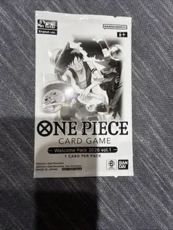Welcome Pack 2026 Vol 1 - One Piece Promotion Card C2E2 Sealed FREE SHIP - Image 1