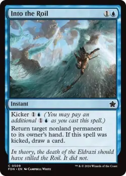 Into the Roil - Near Mint MTG Foundations - Image 1