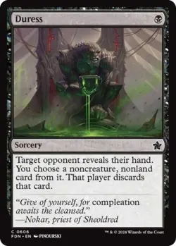 Duress - Near Mint MTG Foundations - Image 1