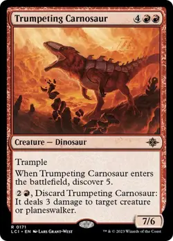 MTG - Trumpeting Carnosaur - LCI - Magic the Gathering - Image 1