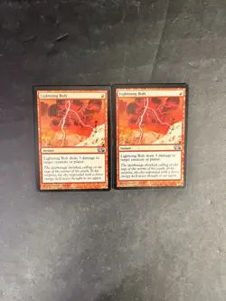 Lightning Bolt Regular x2 - Magic 2010 MTG-MP - Image 1