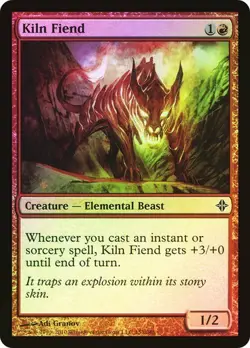 MTG - Kiln Fiend - Foil - Rise of the Eldrazi - Magic the Gathering - Image 1