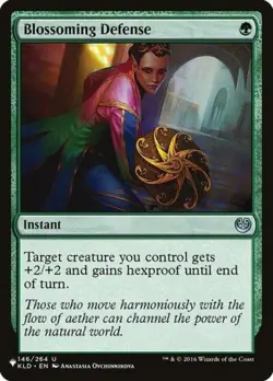 Blossoming Defense - Light Play MTG The List - Image 1