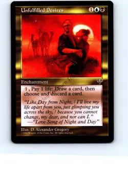 Unfulfilled Desires Multi Rare Mirage MTG NP NM/NM+ - Image 1