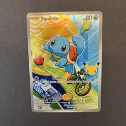 Pokemon SQUIRTLE 039 First Partner Collection Black Star Promo - Image 3