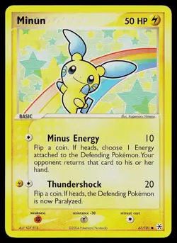Pokemon Card - Minun Hidden Legends 67/101 Common - Image 1