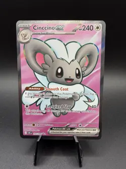 Pokemon TCG Cinccino Ex 105/86 Chaos Rising Full Art Ultra Rare - Image 1