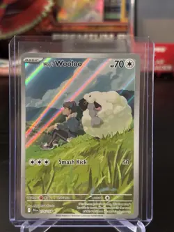 Pokemon TCG Journey Together Hop's Wooloo 170/159 Near Mint Illustration - Image 1