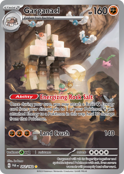 GARGANACL 202/182 ILLUSTRATION RARE PARADOX RIFT POKEMON LIGHTLY PLAYED - Image 1