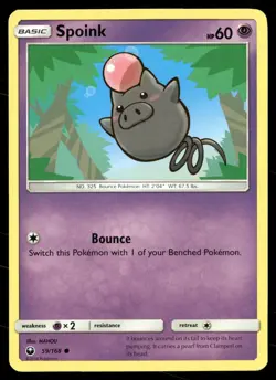 Spoink 59/168 Celestial Storm Pokemon NM - Image 1