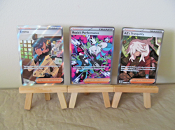 Pokemon 3 Lot Full Art Holo Emma, AZ & Roxie's Performance 121- Chaos Rising NM - Image 2