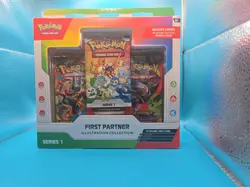 Pokemon TCG First Partner Illustration Collection Box Series 1 New/Sealed - Image 1