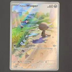 Pokemon Card - Paldean Wooper 102/094 Illustration Rare Phantasmal Flames NM - Image 1