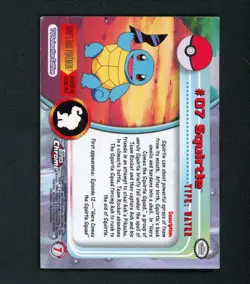 Squirtle Foil - Pokemon 2000 Topps Chrome #7 - Image 2