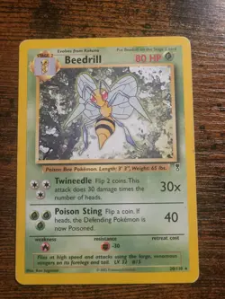 Pokemon - Beedrill - Legendary Collection 20/110 MP crease - Image 1