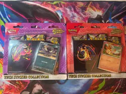 Ascended Heroes Tech Sticker Charmander Gastly 2 PACK Mega Evolution Pokemon TCG - Image 1